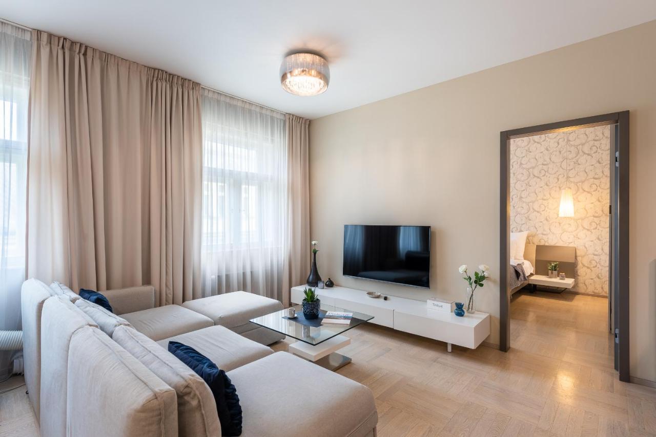 דירות New Luxury Apt With Ac&Parking In The Center Of פראג מראה חיצוני תמונה